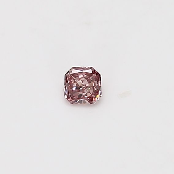 Radiant Fancy Orangey Pink Natural Diamond 0.06ct loose diamond