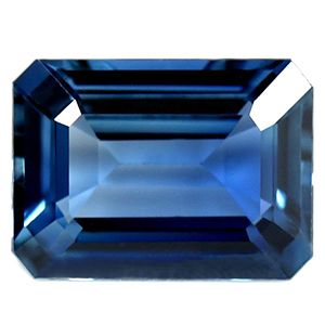 Emerald Blue Sapphire 1.46ct loose gemstone
