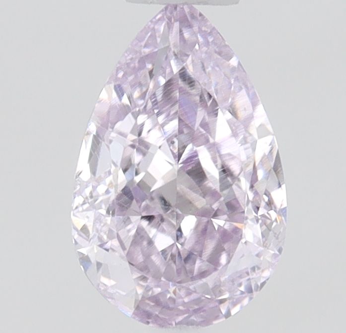 Pear Fancy Pinkish Purple Natural Diamond 0.3ct SI1 loose diamond