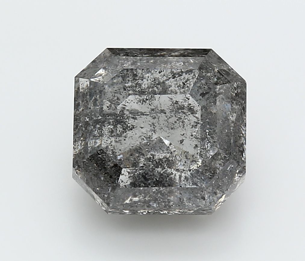 Asscher Fancy Gray Natural Diamond 8.59ct I2 loose diamond