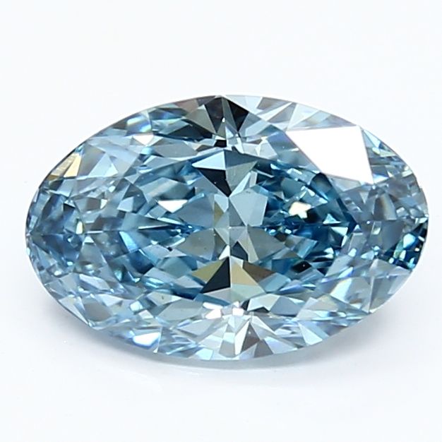 Oval Fancy Vivid Blue Lab-grown Diamond 1.87ct VS1 loose diamond