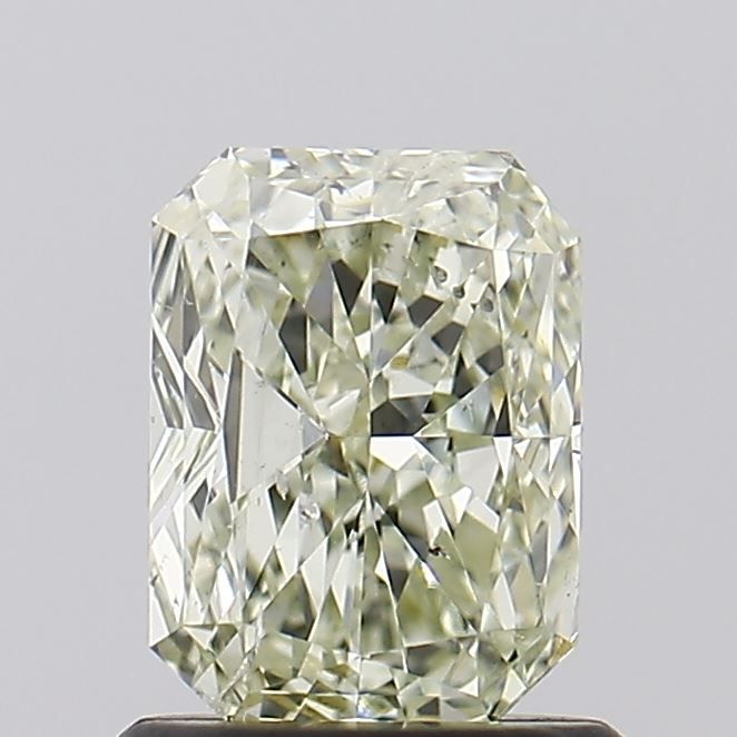 Radiant Fancy Light Yellow Green Natural Diamond 1ct SI2 loose diamond