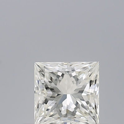 Princess Natural Diamond 0.41ct H IF