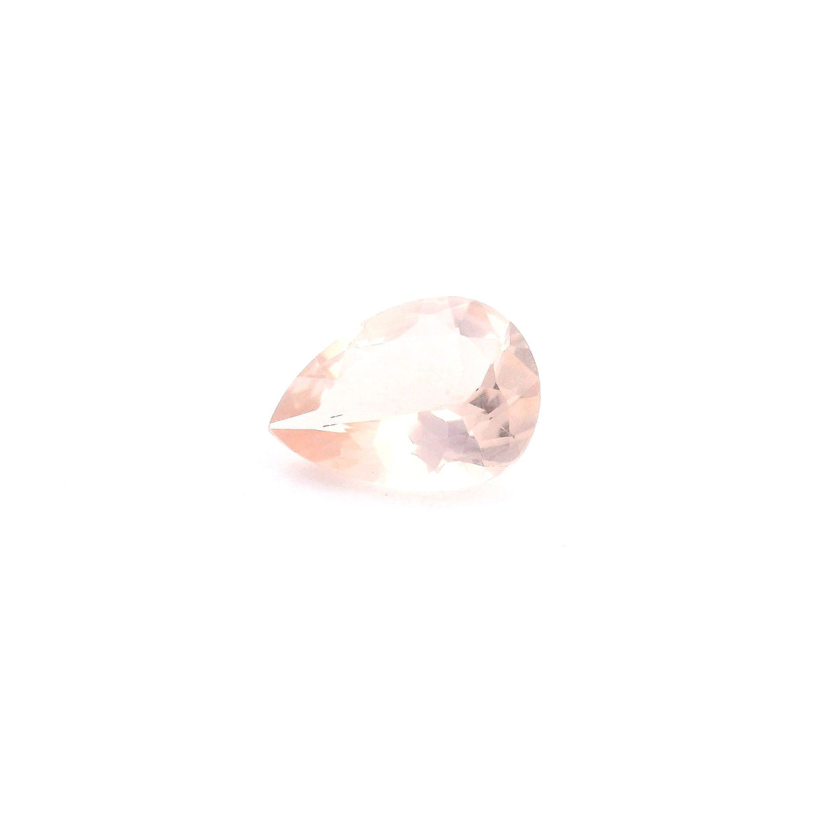 Pear Pink Morganite 0.75ct loose gemstone