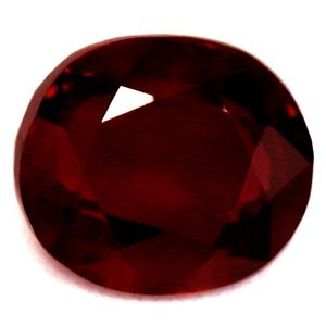 Oval Red Ruby 0.92ct loose gemstone