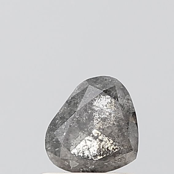 Heart Salt And Pepper Natural Diamond 0.69ct VVS2 loose diamond