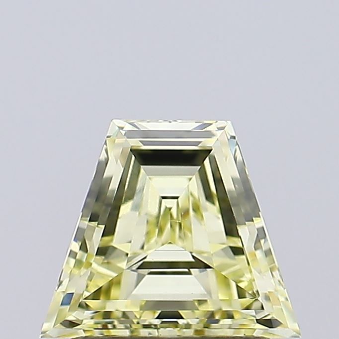 Trapezoid Fancy Intense Yellow Lab-grown Diamond 1.12ct VVS2 loose diamond