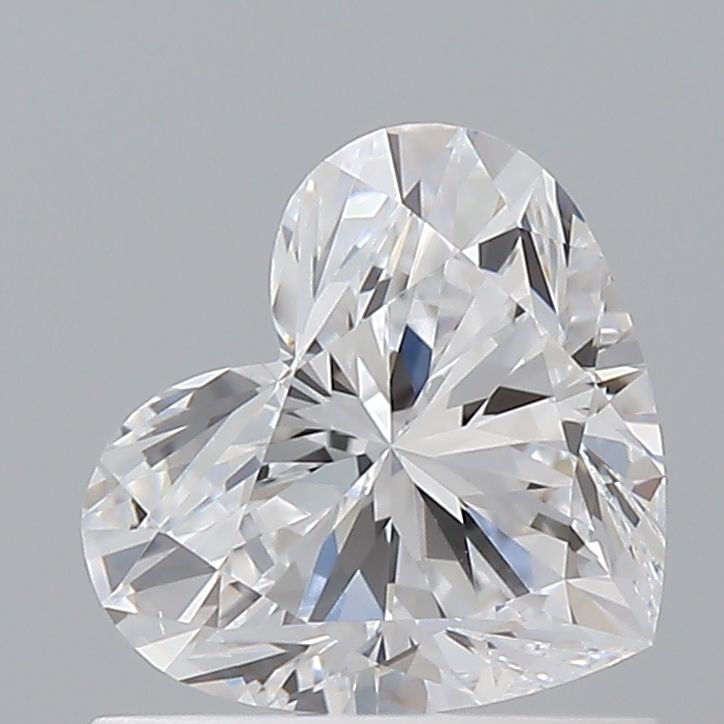 Heart Natural Diamond 0.74ct D VS2