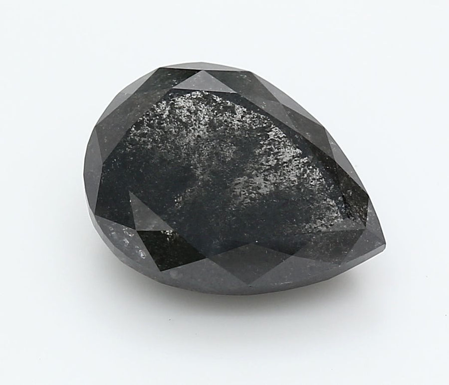 Pear Fancy Dark Gray Natural Diamond 7.44ct I3 loose diamond