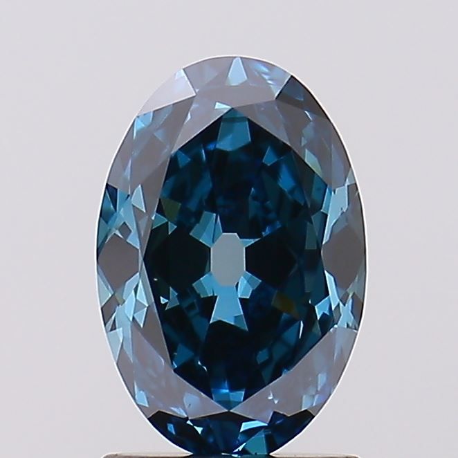 European Cut Fancy Deep Blue Lab-grown Diamond 1.34ct VS1 loose diamond