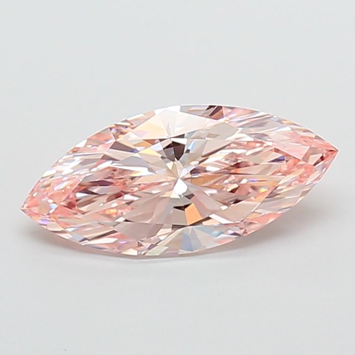 Marquise Fancy Intense Pink Lab-grown Diamond 2ct VS1 loose diamond