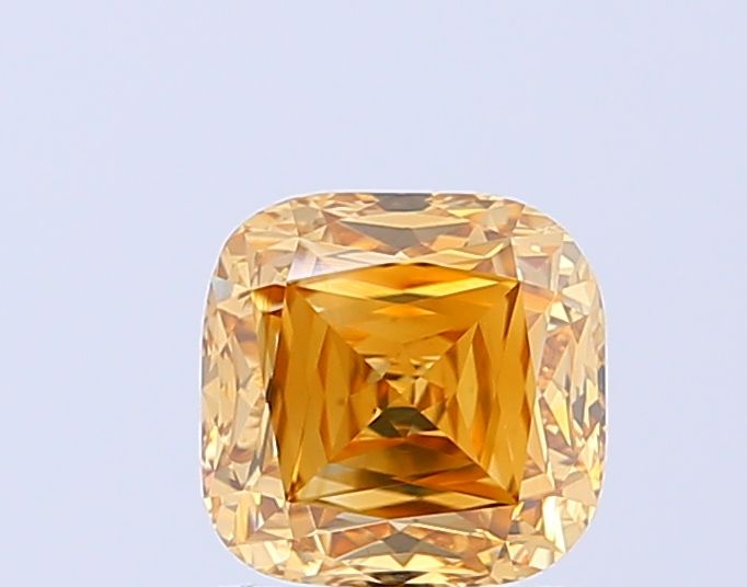 Cushion Fancy Orange Natural Diamond 1.75ct VS1 loose diamond