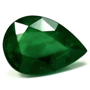 Pear Green Emerald 2.99ct loose gemstone