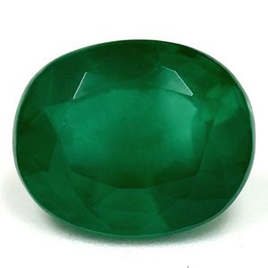 Oval Green Emerald 3.36ct loose gemstone