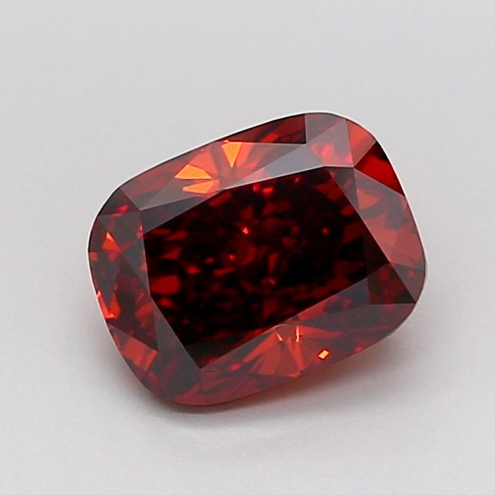 Cushion Fancy Vivid Brownish Orange Lab-grown Diamond 1.53ct VS1 loose diamond