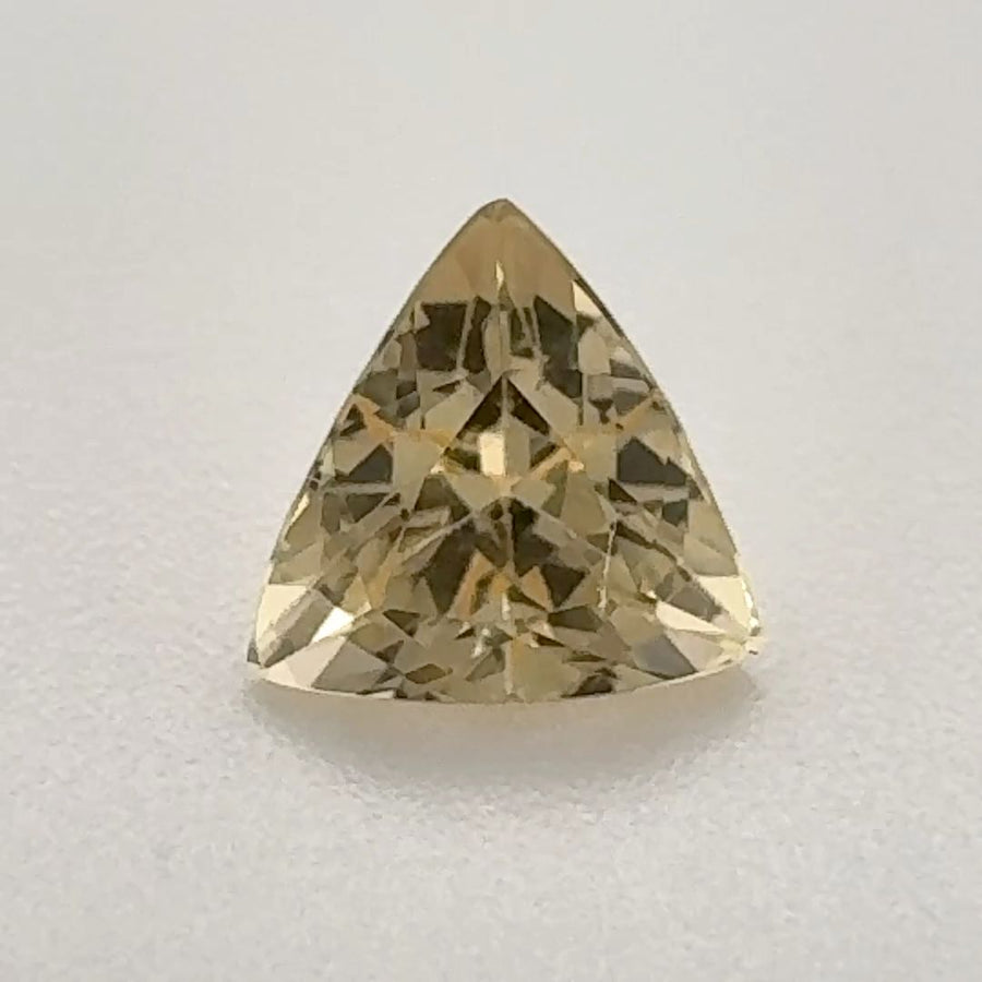 Trilliant Yellow Topaz 0.91ct loose gemstone