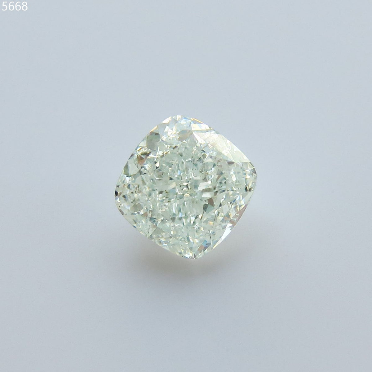 Cushion Faint Green Natural Diamond 2.01ct SI1 loose diamond