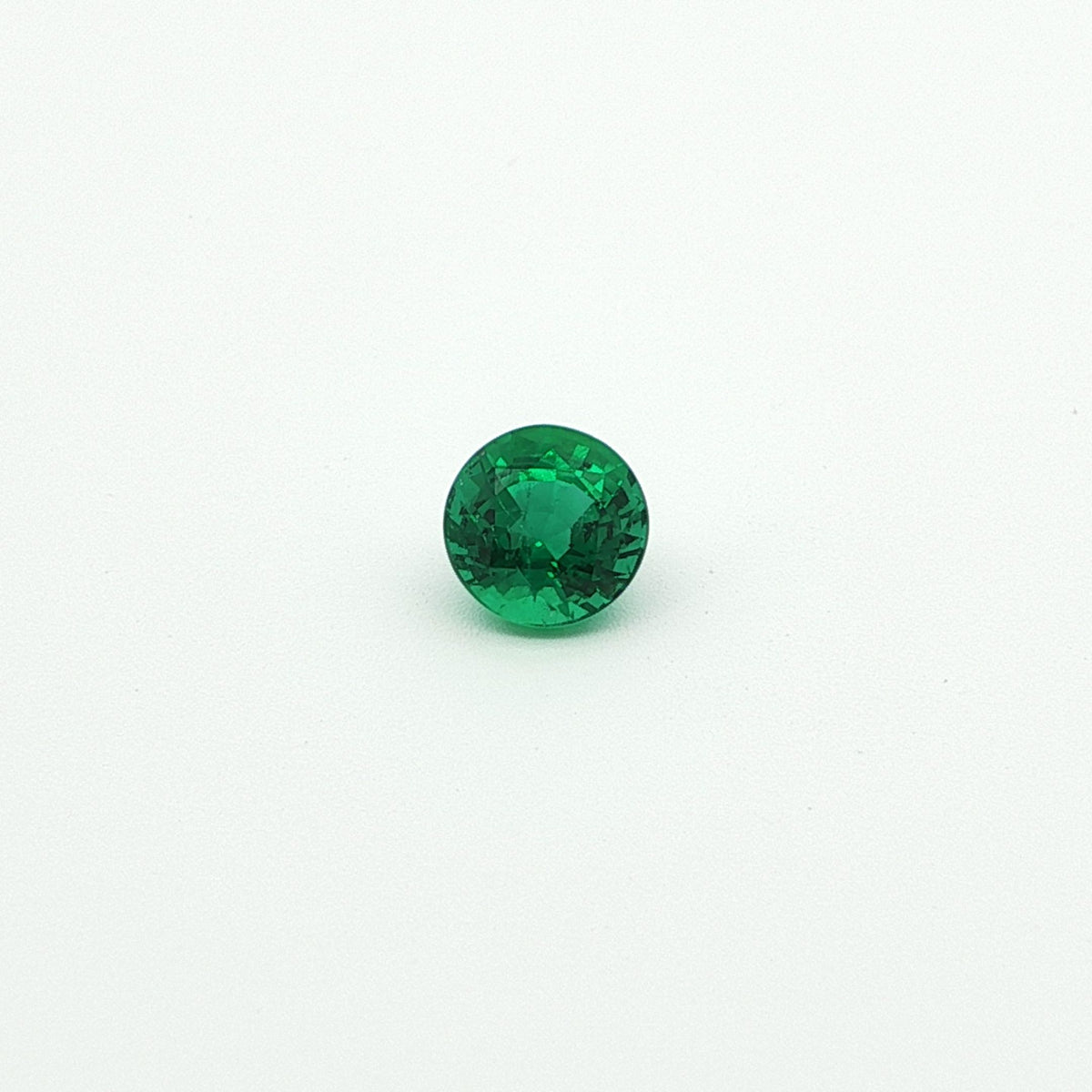 Round Green Emerald 1.07ct loose gemstone