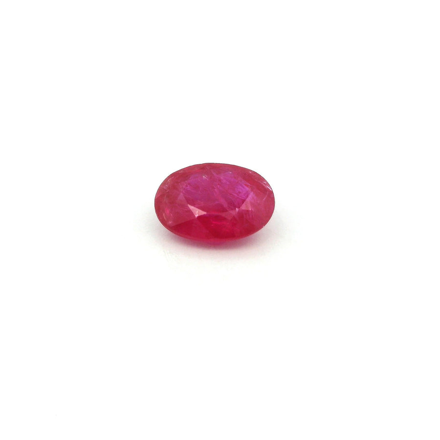 Oval Red Ruby 1ct loose gemstone