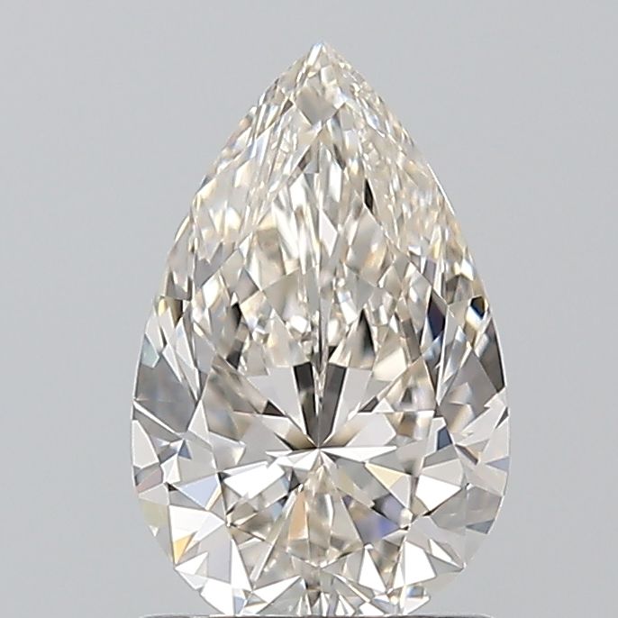 Pear Natural Diamond 1.01ct H IF