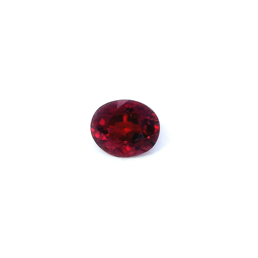 Oval Red Ruby 0.68ct loose gemstone