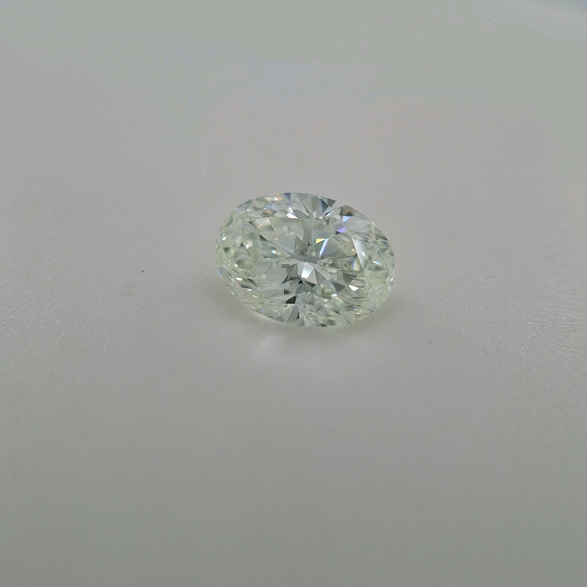 Oval Fancy Light Green Natural Diamond 1.06ct SI1 loose diamond
