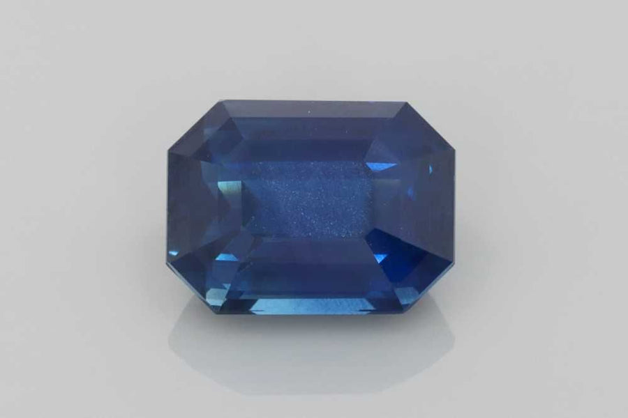 Emerald Blue Sapphire 3.51ct loose gemstone