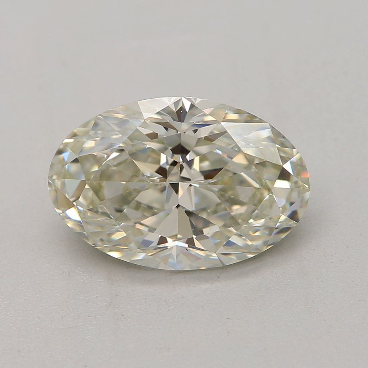 Oval Fancy Light Gray Natural Diamond 1.2ct VVS2 loose diamond