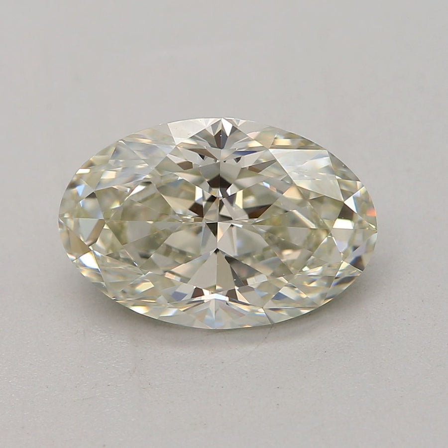 Oval Fancy Light Gray Natural Diamond 1.2ct VVS2 loose diamond