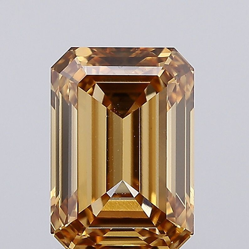 Emerald Fancy Brown Lab-grown Diamond 2.15ct VS1 loose diamond