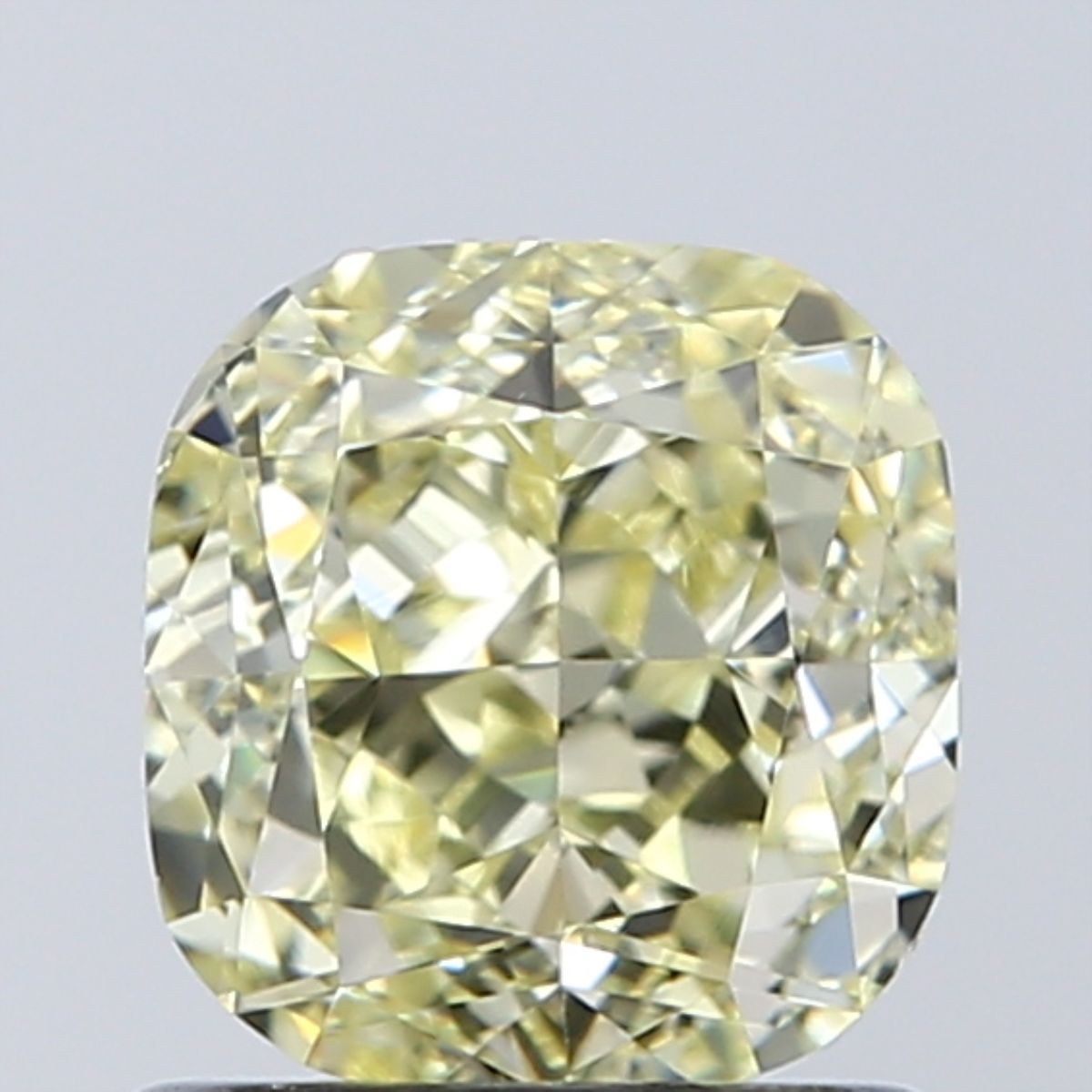 Cushion Fancy Light Yellow Natural Diamond 1.1ct VS1 loose diamond