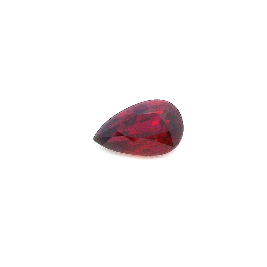 Pear Red Ruby 1.19ct loose gemstone
