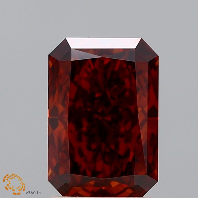 Radiant Fancy Deep Orange Lab-grown Diamond 1.78ct VS1 loose diamond