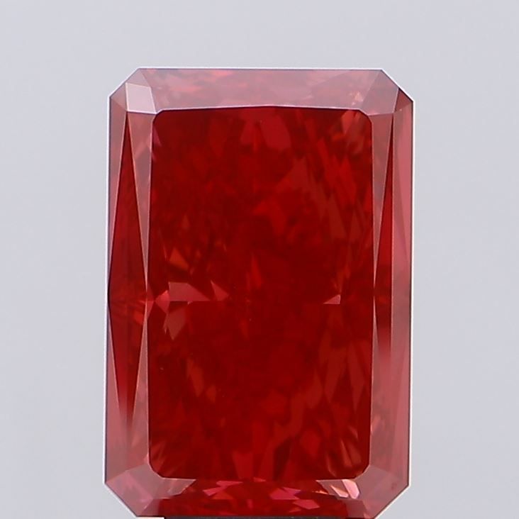 Radiant Fancy Vivid Red Lab-grown Diamond 10.02ct VS1 loose diamond