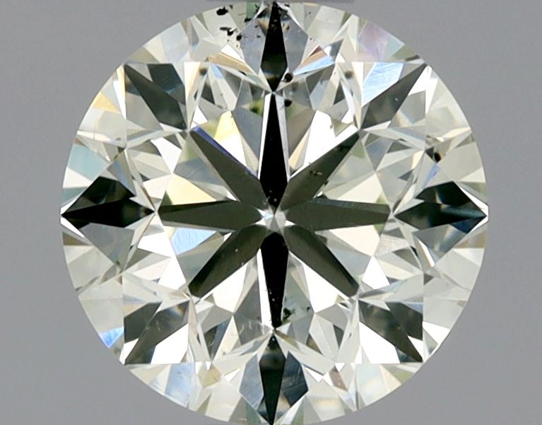 Round Light Yellowish Green Natural Diamond 0.82ct SI1 loose diamond