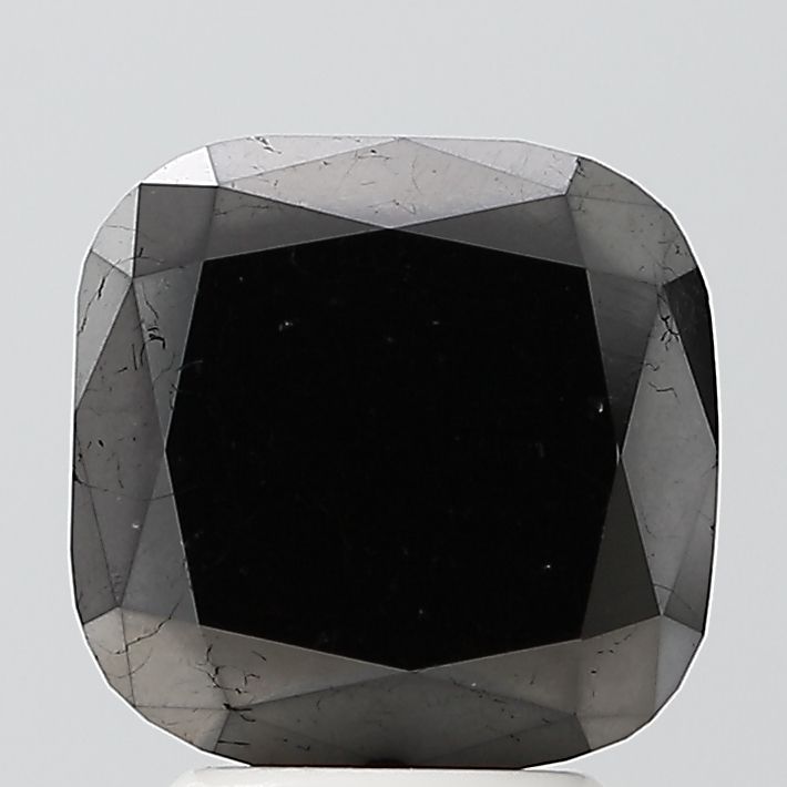 Cushion Black Natural Diamond 4.72ct VS1 loose diamond