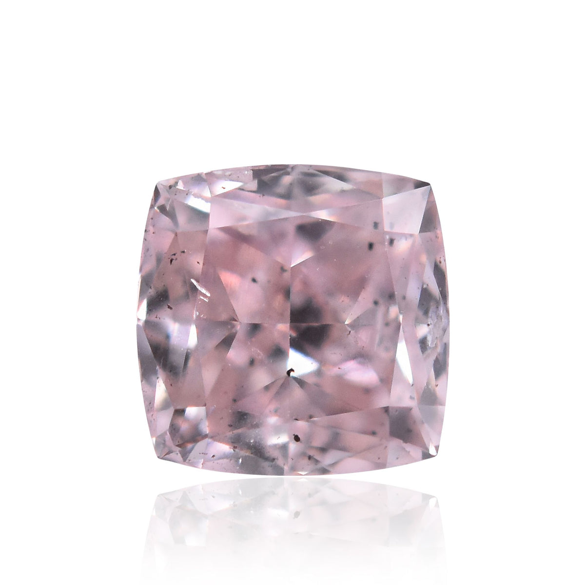 Cushion Fancy Purplish Pink Natural Diamond 0.3ct SI2 loose diamond