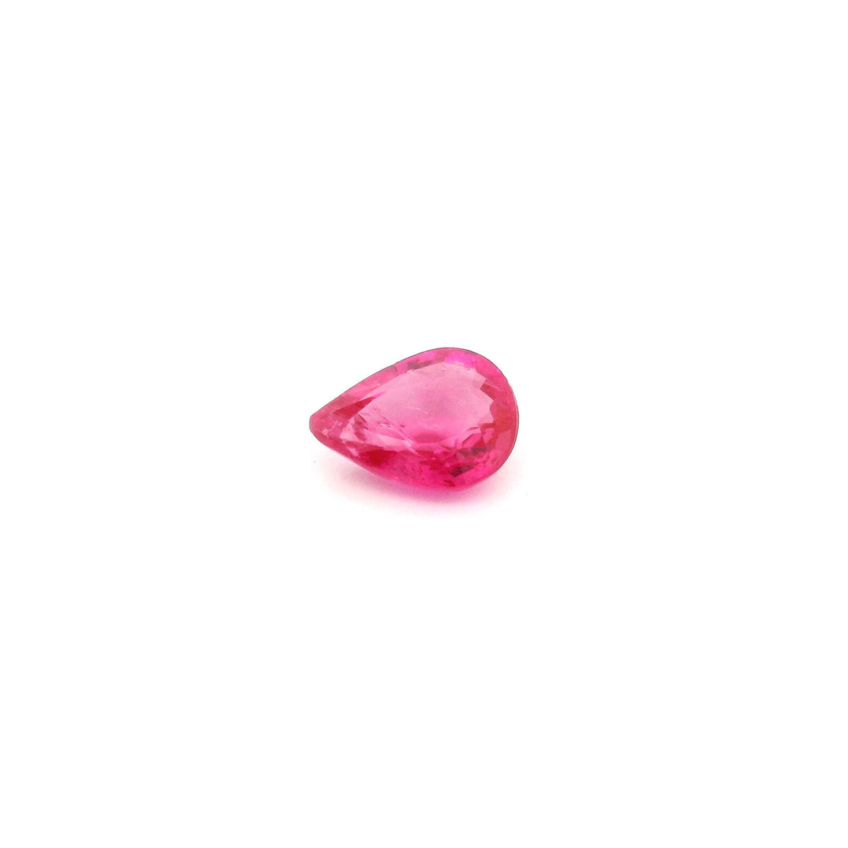 Pear Red Ruby 0.59ct loose gemstone
