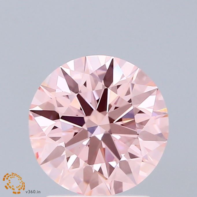 Round Fancy Intense Pink Lab-grown Diamond 1.95ct VS1 loose diamond