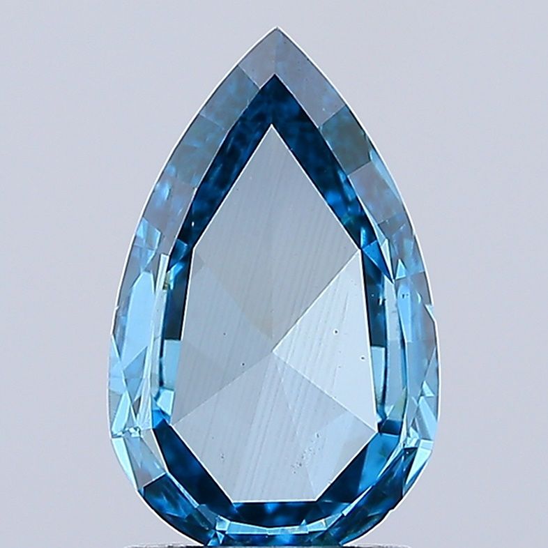 Rose Fancy Vivid Blue Lab-grown Diamond 1.51ct SI1 loose diamond