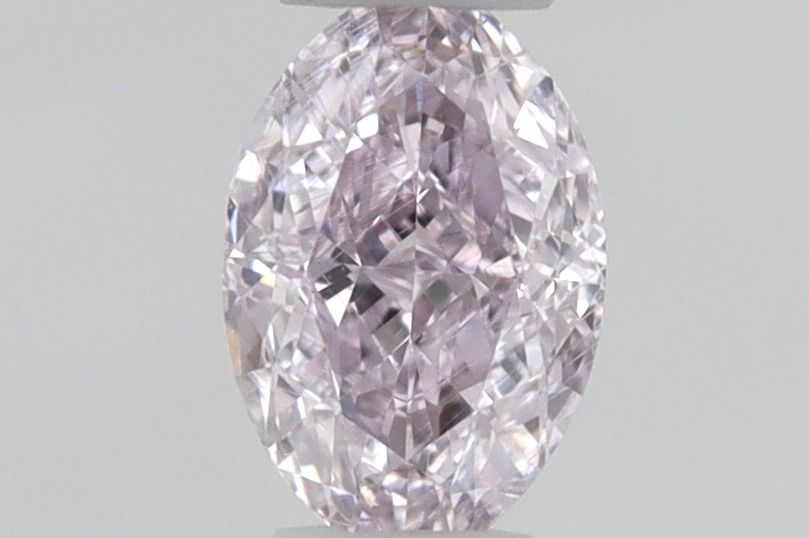 Oval Fancy Pink Purple Natural Diamond 0.18ct SI1 loose diamond