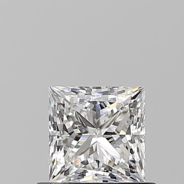 Princess Natural Diamond 0.61ct F VVS1