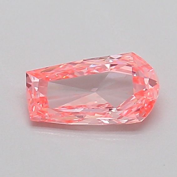 Shield Fancy Vivid Pink Lab-grown Diamond 0.4ct VS1 loose diamond