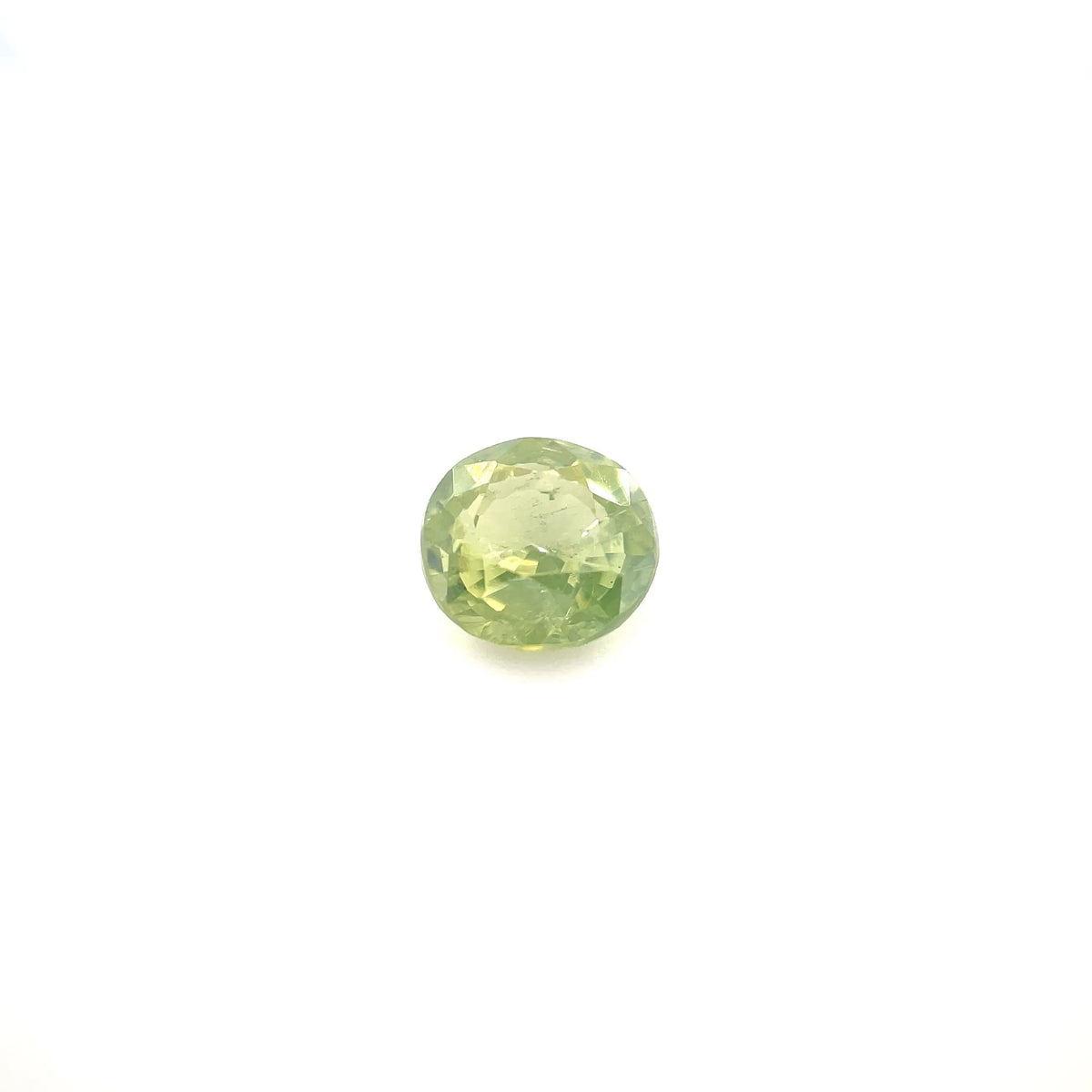 Oval Green Zircon 1.08ct loose gemstone