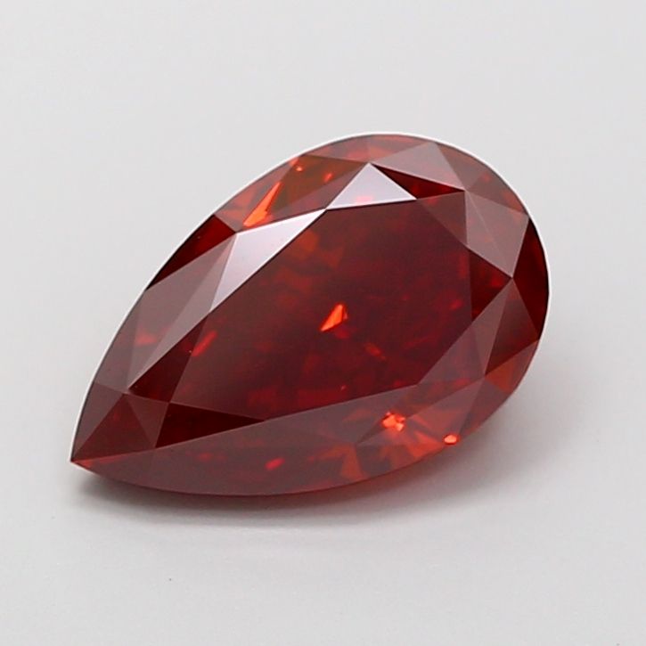 Pear Fancy Red Lab-grown Diamond 2.57ct VS1 loose diamond