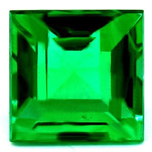 Square Green Emerald 1.08ct loose gemstone