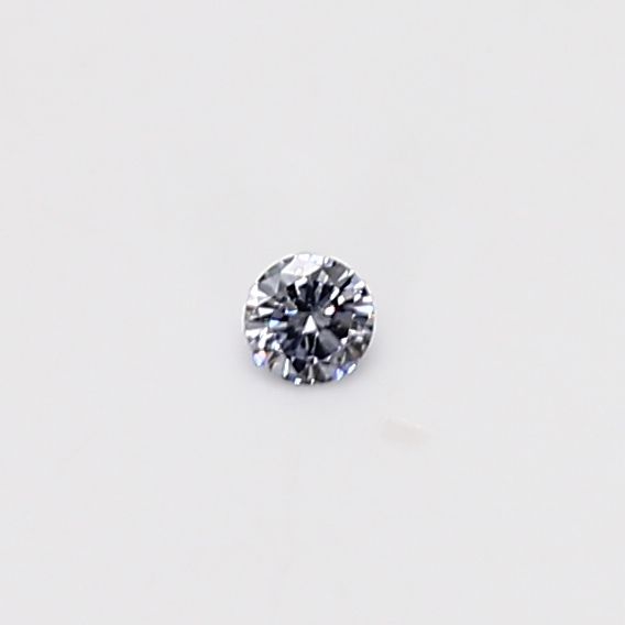 Round Fancy Light Gray Blue Natural Diamond 0.04ct SI2 loose diamond