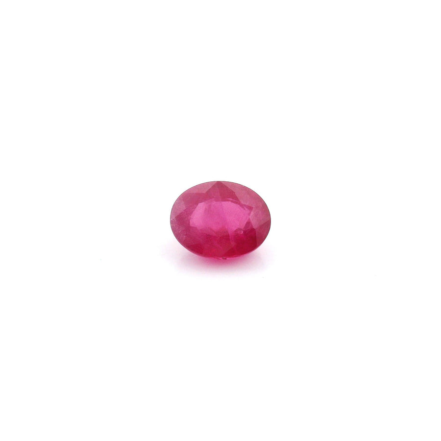 Oval Red Ruby 0.71ct loose gemstone