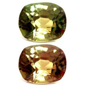 Cushion Green Alexandrite 0.48ct loose gemstone
