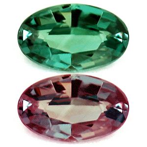 Oval Green Alexandrite 0.12ct loose gemstone
